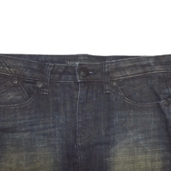 UNIQUE ROCK & REPUBLIC Groupie Black Skirt Size 4 - Picture 7 of 8